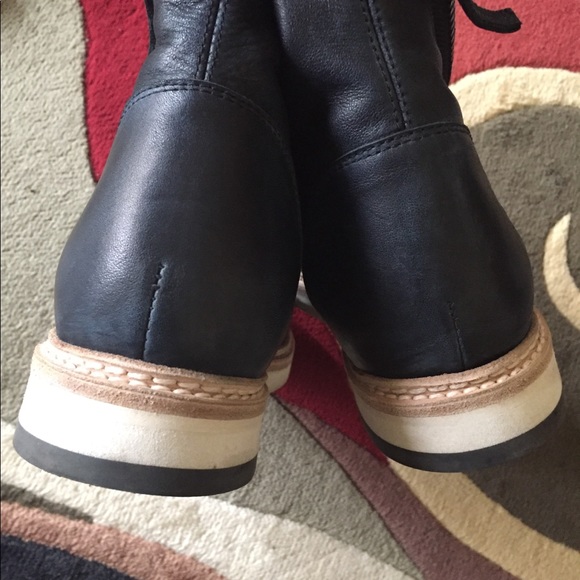 Cinzia Araia Navy Asymmetrical Boot - Picture 4 of 5